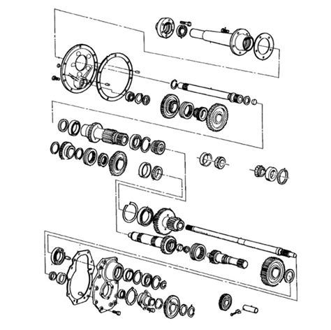 ford 5000 tractor transmission diagram 
